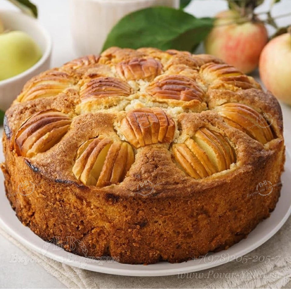 Норвежский пирог с яблоками